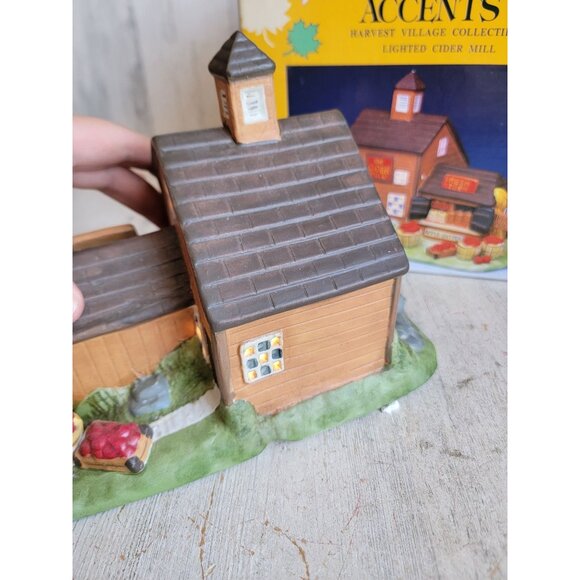 Vintage Autumn accents cider mill fall home decor village accessory - Picture 8 of 9